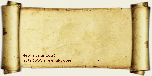 Josif Rajačić vizit kartica